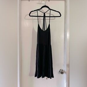 American Eagle Outfitters Black Backless Dress